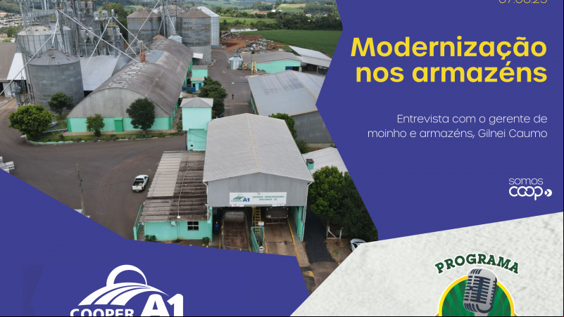 INFORMATIVO A1 07.06.25: Modernização nos armazéns